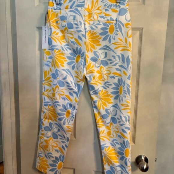 Liz Claiborne Floral Ankle Length Pants - NWT - Picture 8 of 11